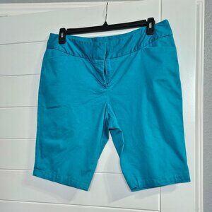 Worthington Women's Size 14 Teal Blue Shorts